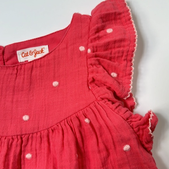 Cat and Jack Girls’ Gauze Short Set Size 6/7 (small) - Picture 14 of 16